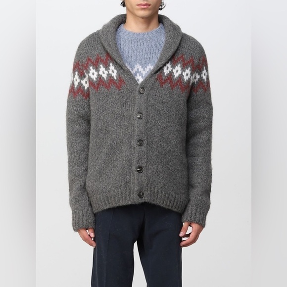 Eleventy Chunky Knit Cardigan Sweater XXL - Picture 8 of 13